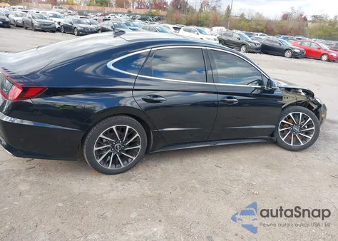 2020 Hyundai Sonata Sel Plus z USA, uszkodzony, nr VIN 5NPEJ4J25LH011870